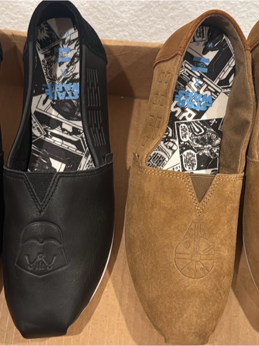 Tom’s limited edition Star-wars x slip ons